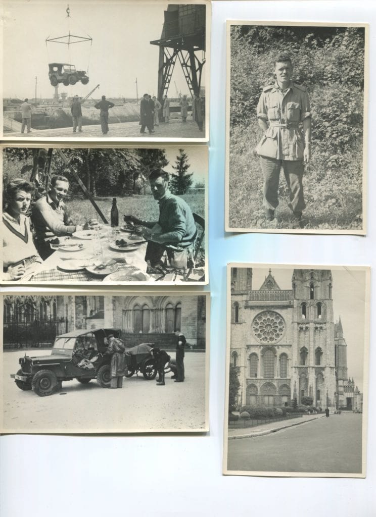 Peter Toole France Swiss hols 1948 with John McDonald and Bernard Murphy scaled